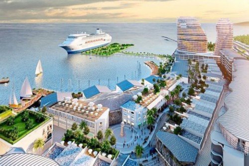 Artist’s impression of the Jesselton Quay waterfront mixed development in Kota Kinabalu