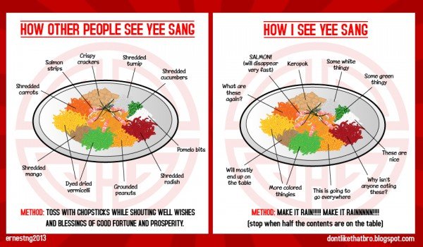 A guide to yee sang (Image from Bro, Don't Like That La, Bro)