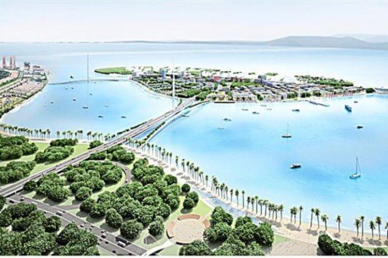 Artist's impression of the Gurney Drive reclaimed land at Tanjung Seri Pinang (Image from The Star)