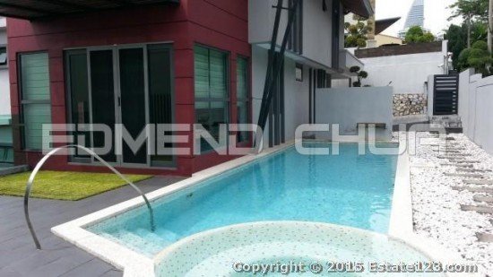 Bangsar bungalow with private pool, customised children's room and walk-in wardrobe