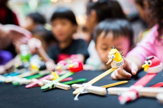 Fun activities at the Angry Birds party (Photo from Mid Valley Megamall)