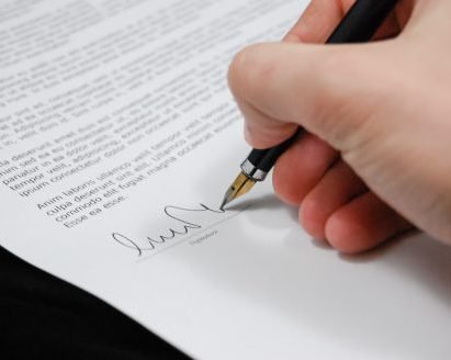 Agreement Business Sign Document Documents Paper